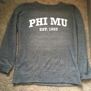 Phi Mu sweat shirt
